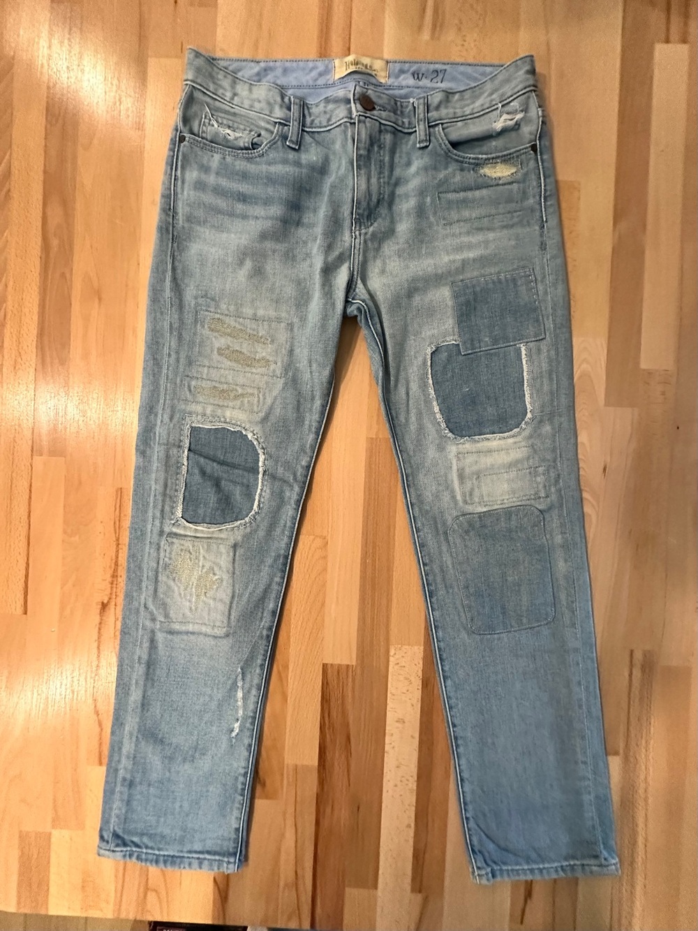 Anthropology Holding Horses Patchwork Jeans size 27